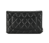 Classic Wallet On Chain, &pound;2,100, Handbags, Black, Lambskin Leather, Back view